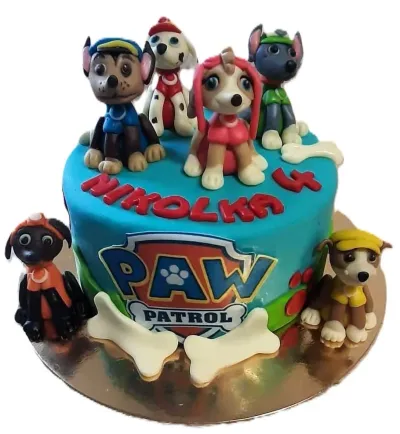 PAW Patrol - poctivý Dětské narozeninové dorty Ostrava a Karviná z Cukrářství Blahutovi